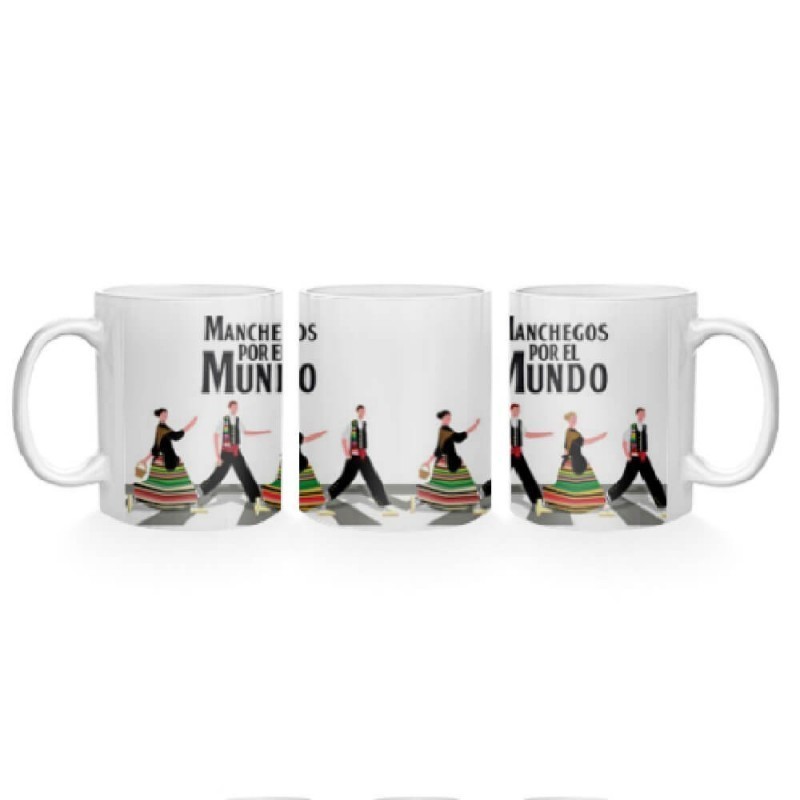 Taza Manchegos paso de cebra