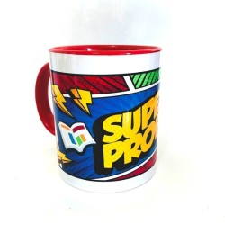 Taza Superprofe comic