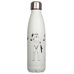 Star Wars Botella stromtrooper blanca 500ml