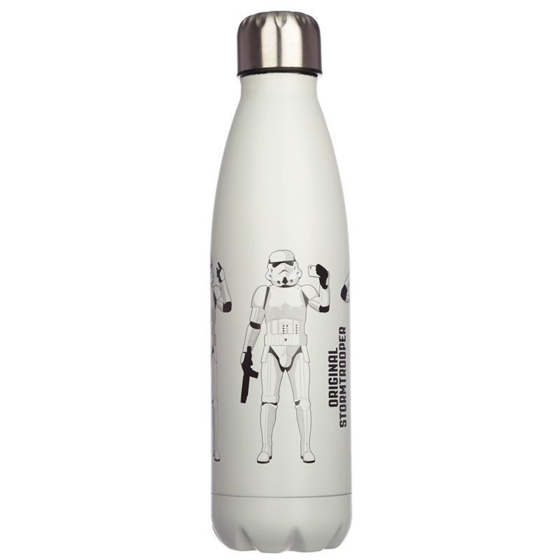 Star Wars Botella stromtrooper blanca 500ml
