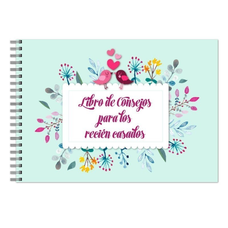 Álbum boda libro de consejos para los recién casad