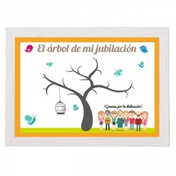 Cuadro arbol huellas jubilacion