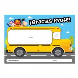 Lamina Autobus Gracias Profe