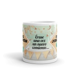 Taza jubilacion banderines