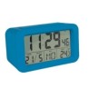 Despertador rectangular azul