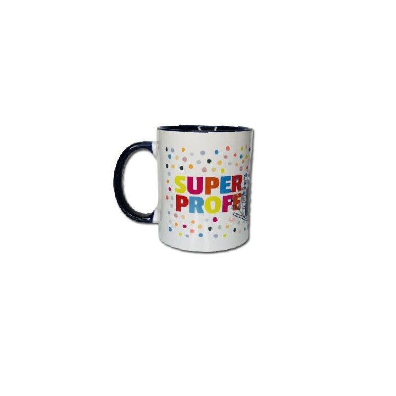 Taza superprofe chica azul