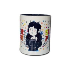 Taza superprofe chica azul