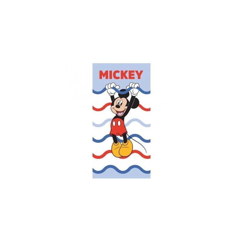 Mickey toalla algodon olas