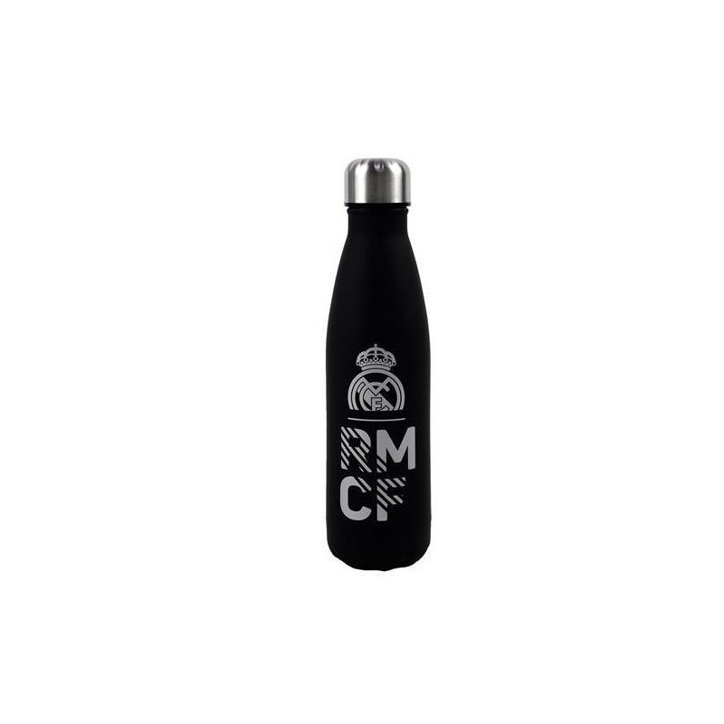 Real Madrid botella termo negra