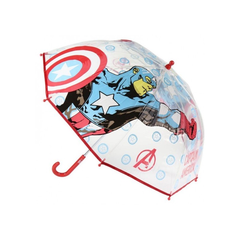 Capitan America paraguas burbuja