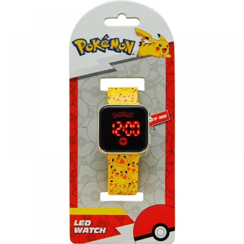 Pikachu reloj led