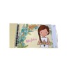 Album libro comunion niña personalizado beige