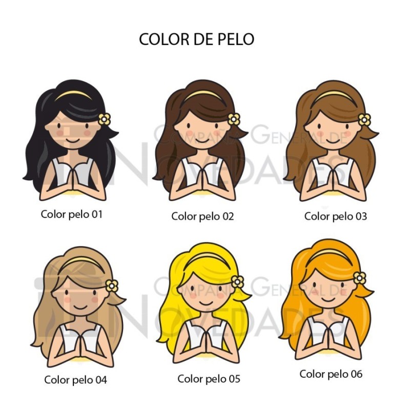 Recordatorios marcapaginas niña personalizado beig