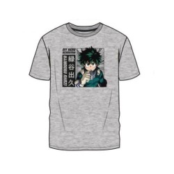 My hero Camiseta Deku gris