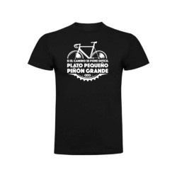 Camiseta Bici plato piñon