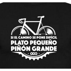 Camiseta Bici plato piñon