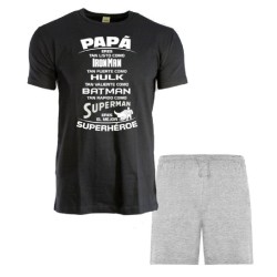 Pijama TL Papa superheroe corto