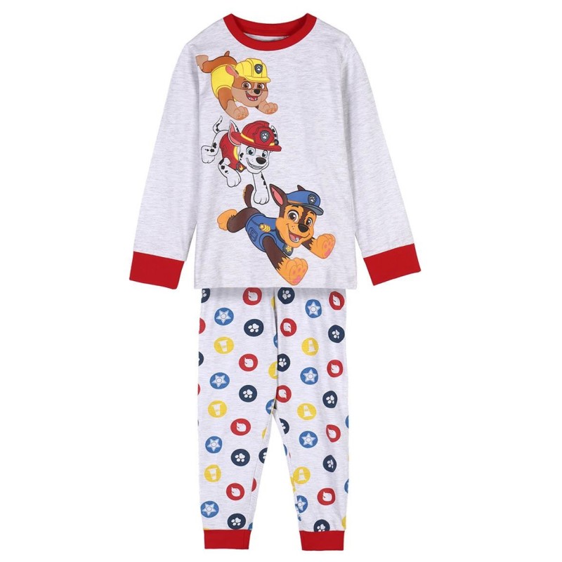 Paw Patrol pijama largo gris