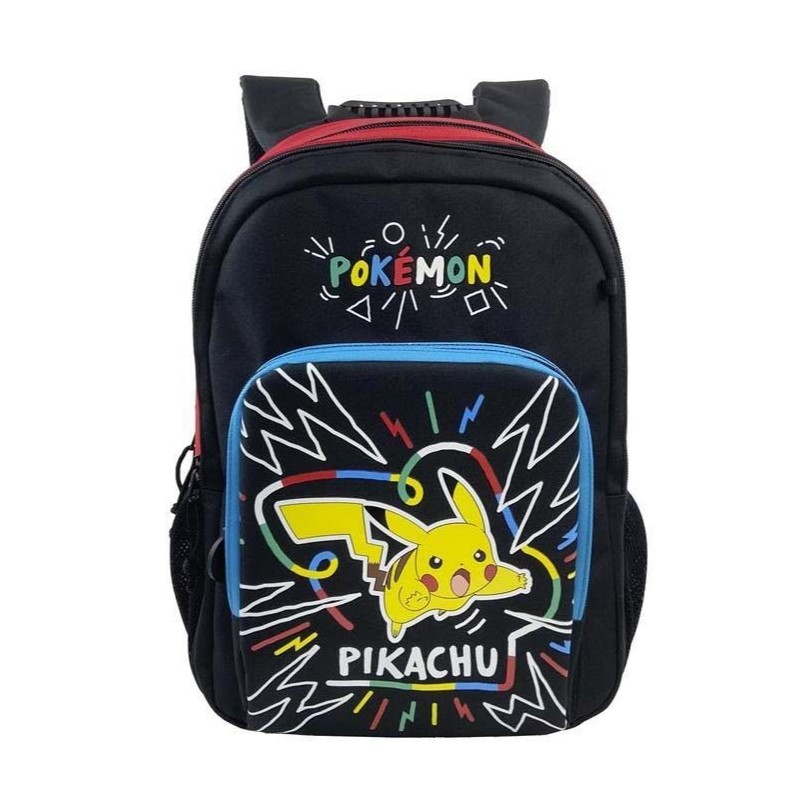Pikachu mochila doble color