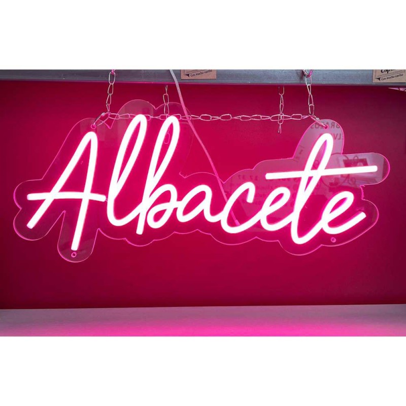 Letrero Albacete neon Led
