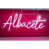 Letrero Albacete neon Led