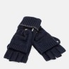 Anekke guantes mitones punto azul