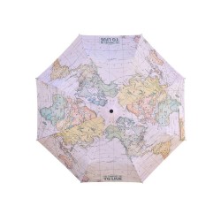 Paraguas plegable mapa