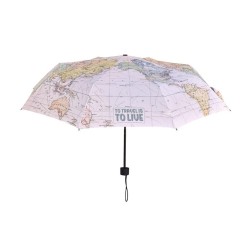 Paraguas plegable mapa