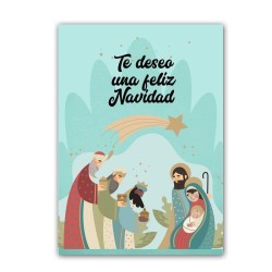 Tarjeta navidad nacimiento...