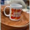 Taza abuelo hojas