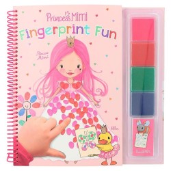 Princess libro pinta dedos