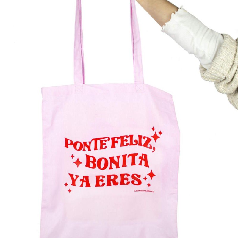 Bolsa tela Ponte feliz