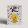 Tarjeta amor PATO la vida