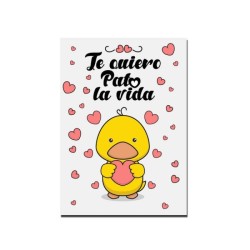 Tarjeta amor PATO la vida