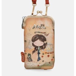 Anekke bolso movil peace love muñeca