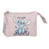 Stitch monedero triple magical