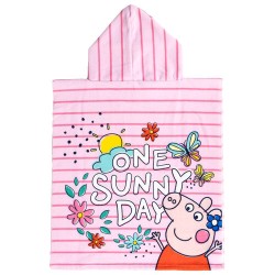 Peppa Pig poncho microfibra