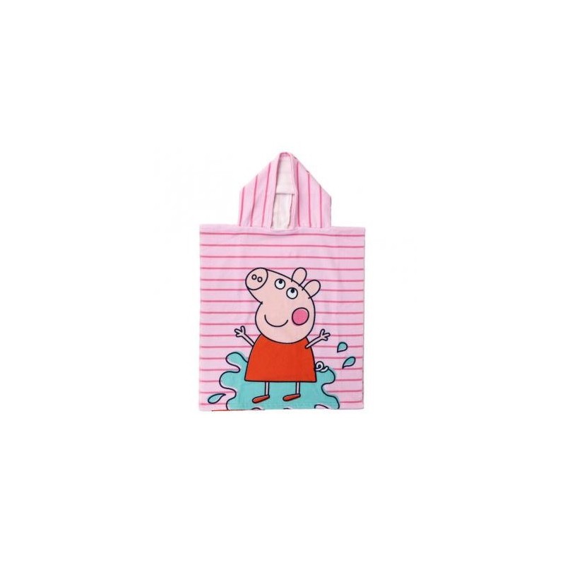 Peppa Pig poncho microfibra