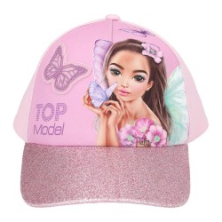 TopModel gorra purpurina