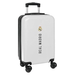 Real Madrid maleta 55cm blanca