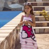 Hello kitty toalla cerezas microfibra