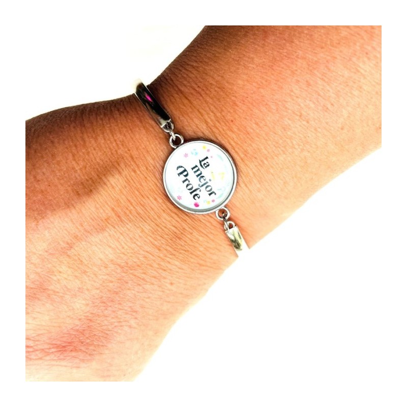 Pulsera Profe flores