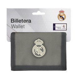 Real Madrid billetera gris