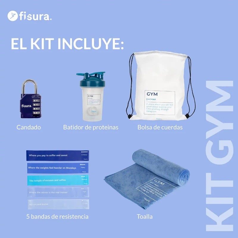 Kit para gimnasio