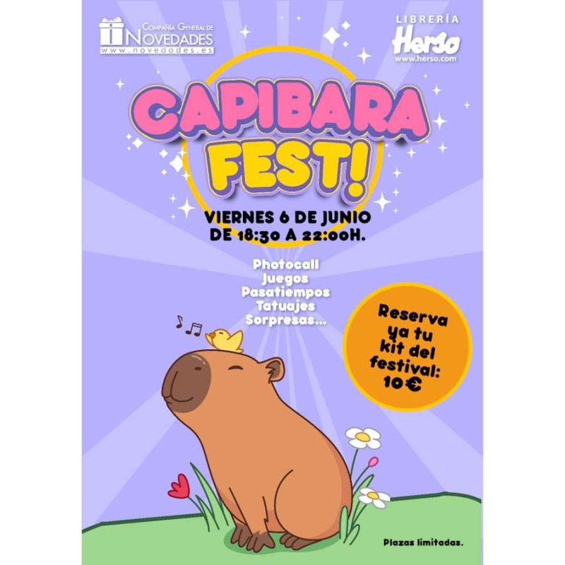 Capibara Fest Reserva tu Kit del evento