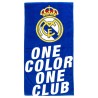 Real Madrid toalla algodon azul one color
