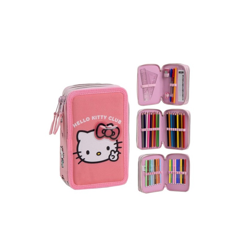 Hello Kitty plumier triple icon
