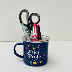 Taza Mejor profe retro icon