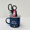 Taza Mejor profe retro icon
