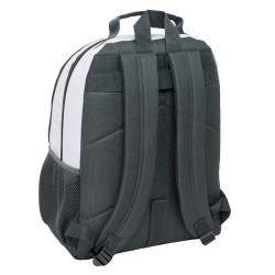 Real Madrid Mochila doble blanca gris